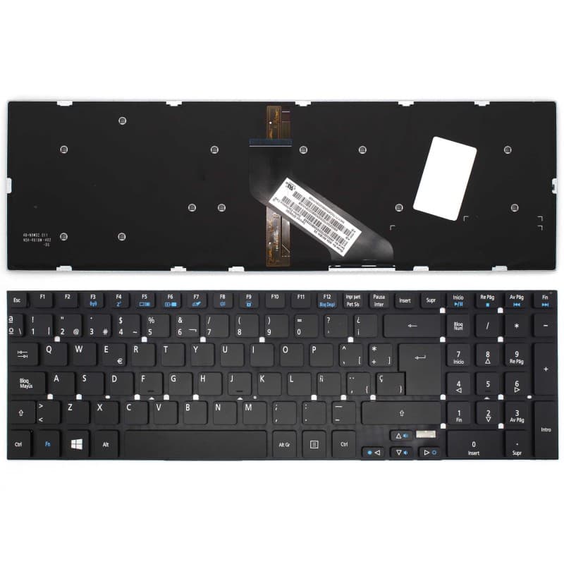 Teclado para Portátil Acer Aspire E5-571P-52Q - Novo Selado — image 1