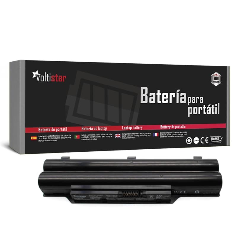 Bateria Voltistar para Fujitsu Lifebook A530 A531 AH530 AH531 - 10.8V 4400mAh