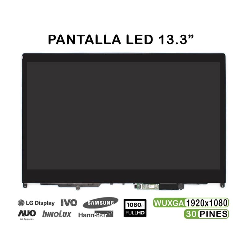 Ecrã Táctil 13.3" WUXGA para Lenovo ThinkPad X380 Yoga 20LH thumbnail 2