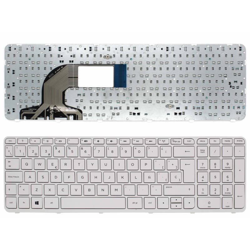 Teclado para Portátil HP Pavilion 15-N000 Branco — image 1