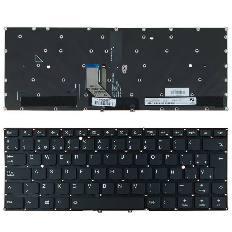 Teclado para Portátil Lenovo Yoga 910-13IKB Yoga 5 Pro - Novo Selado — image 1