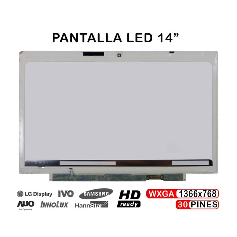 Ecrã LED 14" para Fujitsu Lifebook U772 Series LP140WH6-TSA2 LP140WH6-TSA3 — image 1