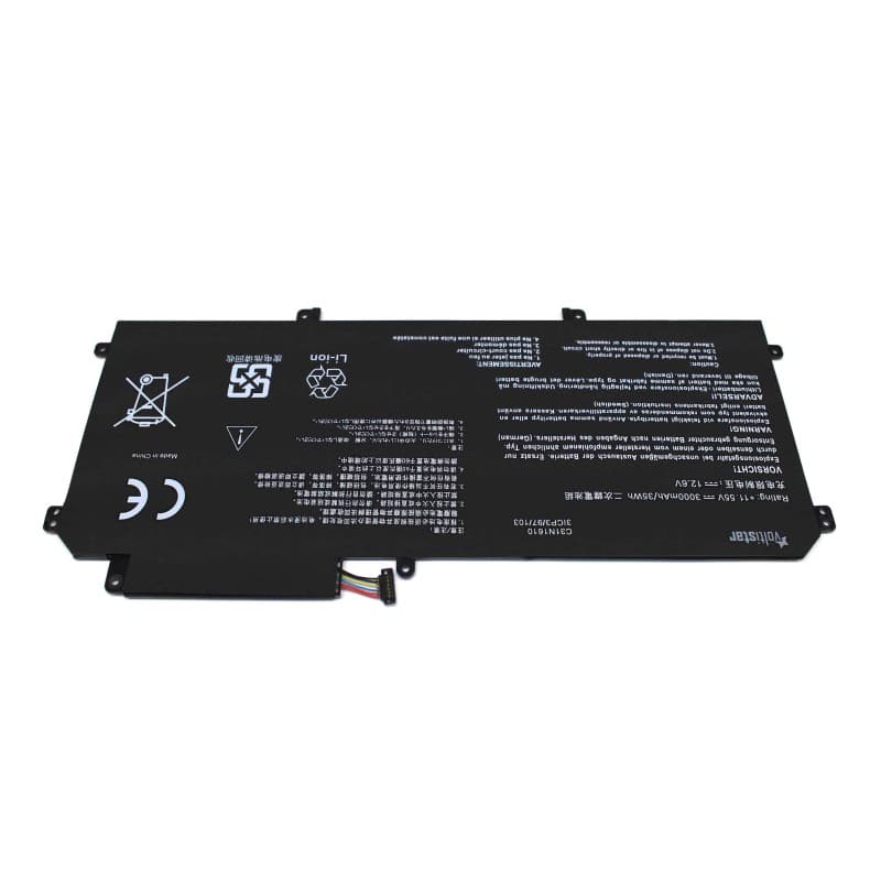 Bateria Voltistar para Asus U3000C UX330CA C31N1610 11.55V 3000mAh thumbnail 2