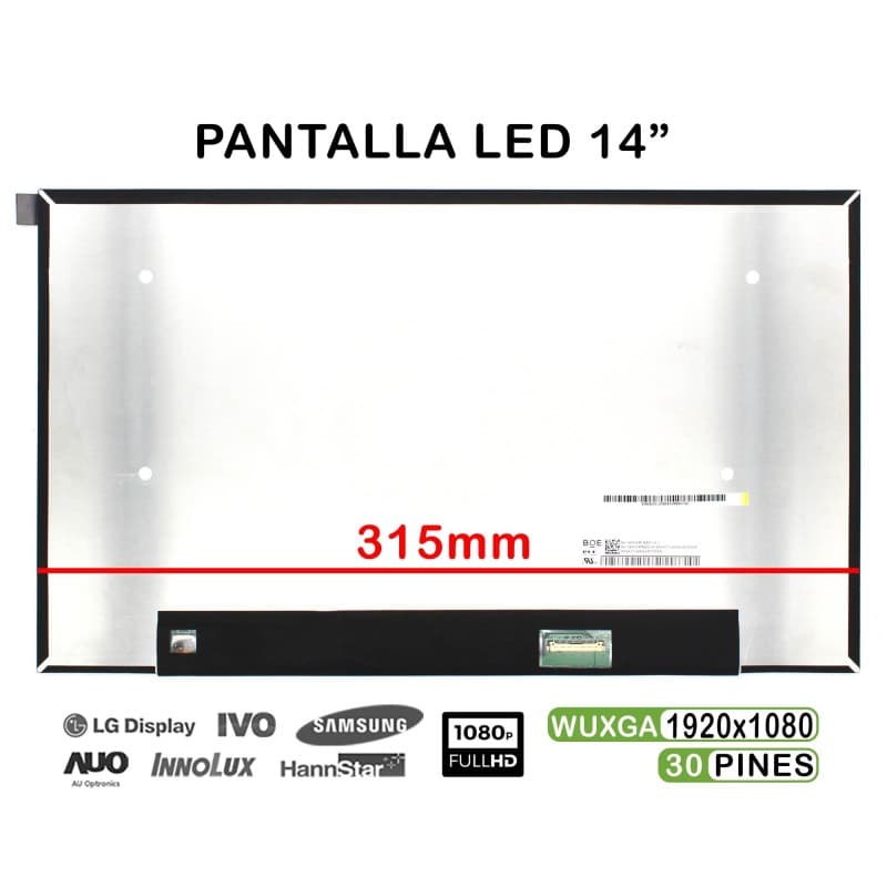 Ecrã LED 14" para Dell Latitude 5400 IPS FHD 30 Pinos — image 1