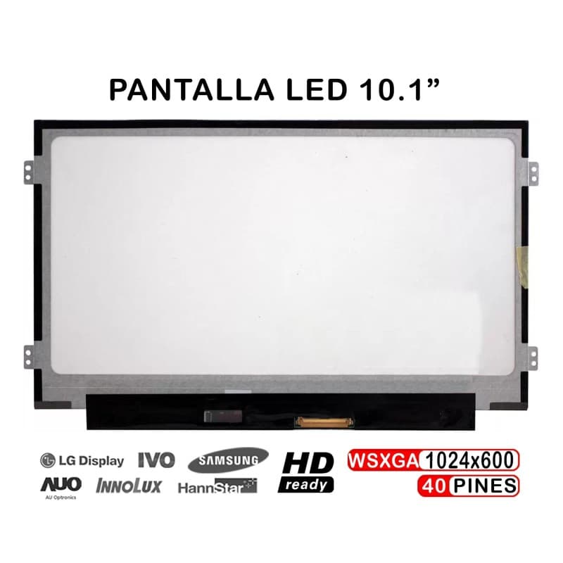 Ecrã LED 10.1" Samsung LTN101NT05-A01 - WSVGA 1024x600 — image 1