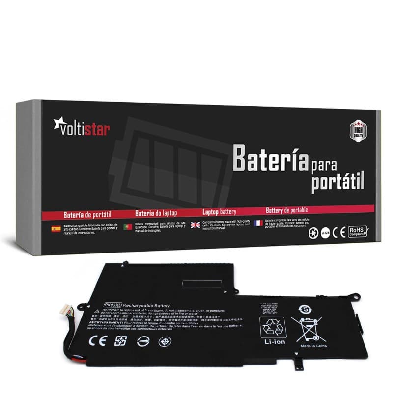 Bateria Voltistar para HP Spectre Pro X360 G1 G2 - PK03XL 11.4V 4800mAh — image 1
