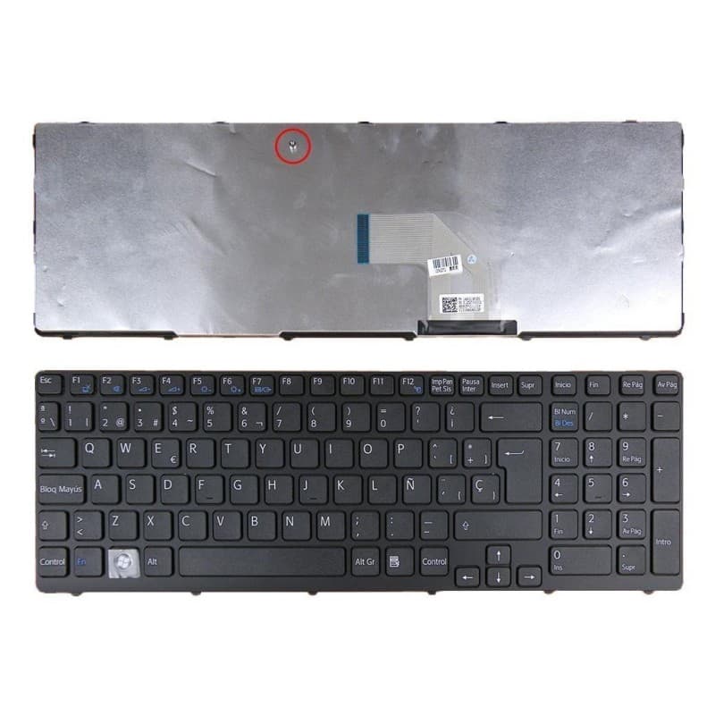 Teclado para Portátil Sony VAIO SVE151C11M SVE15 - Novo Selado — image 1
