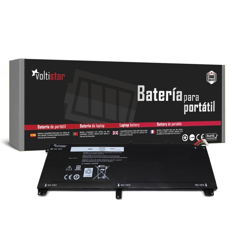 Bateria Voltistar para Dell Precision M3800 e XPS 15 9530 - 4650mAh 11.1V — image 1