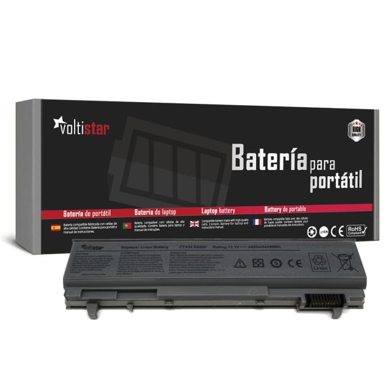 Bateria Voltistar para Dell Latitude E6400 E6410 E6500 E6510 11.1V 4400mAh — image 1