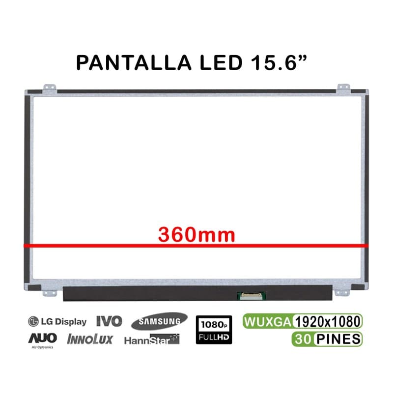 Ecrã LED 15.6" FHD para Portátil MSI GL62M 7RDX Series 30 PIN — image 1