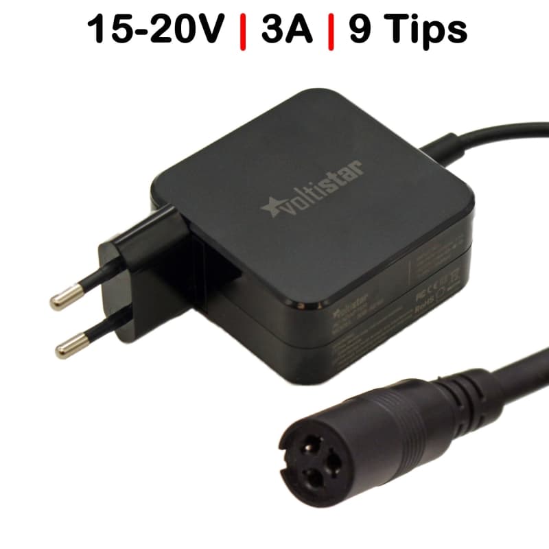 Cargador Universal de Parede 45W 9 Tips Ultra Portátil — image 1