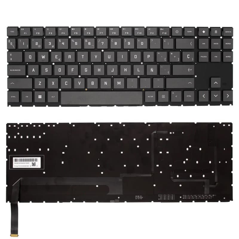 Teclado para Portátil HP Omen 15-EK 15-EC 15-EN 16-B V193446CS1 Cinzento — image 1
