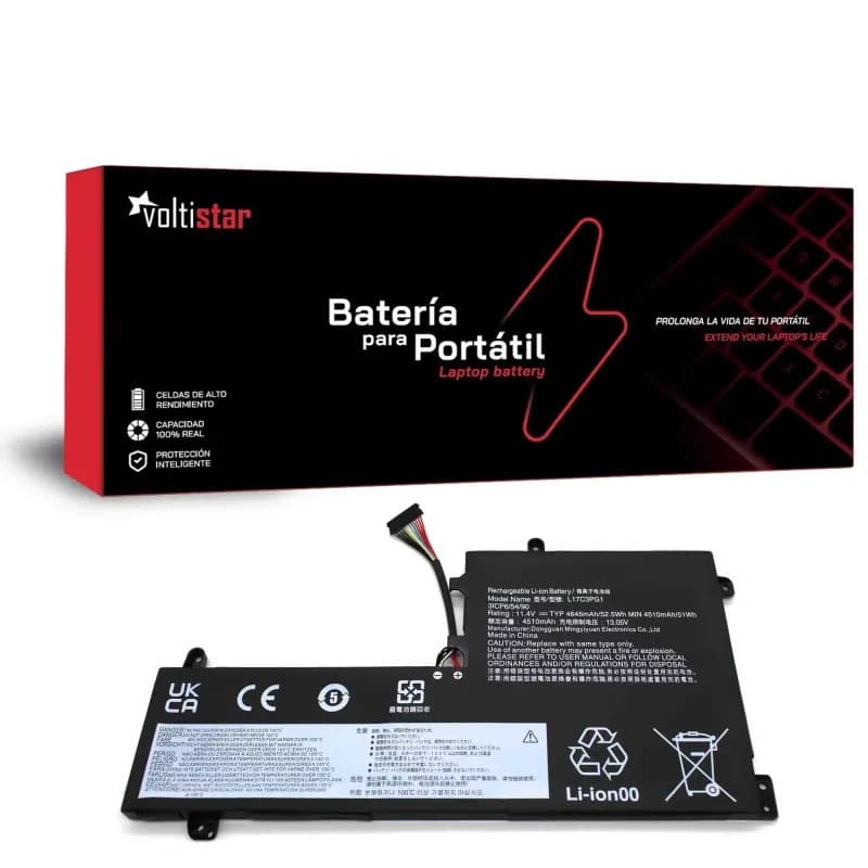 BATERÍA PARA PORTÁTIL LENOVO LEGION Y530 Y7000 Y7000P Y540-15IRH L17C3PG2 L17M3PG1 — image 1