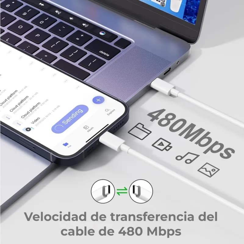 Carregador Voltistar 96W USB-C para Apple MacBook Air 13 (A1932, A2179, M1) thumbnail 5
