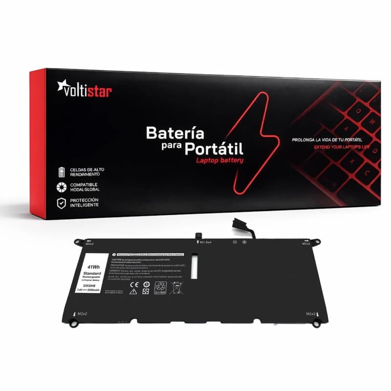 Bateria Voltistar 41Wh para Dell XPS 13 9370 9380 Inspiron 13 - G8VCF DXGH8 H754V — image 1