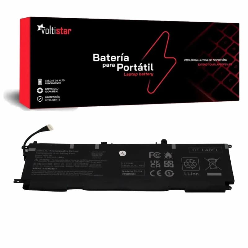 Bateria para Portátil HP Envy 13-AD Series AD03XL 4450mAh — image 1
