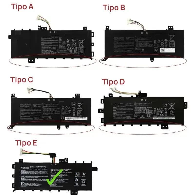 Bateria Voltistar para Asus VivoBook F412FJ F512UA C21N1818-1 7.6V 4150mAh thumbnail 4