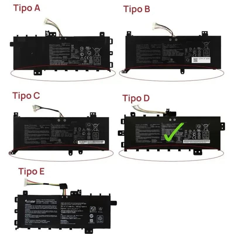 Bateria para Asus VivoBook B21N1818-2 7.7V 37Wh - Original thumbnail 3