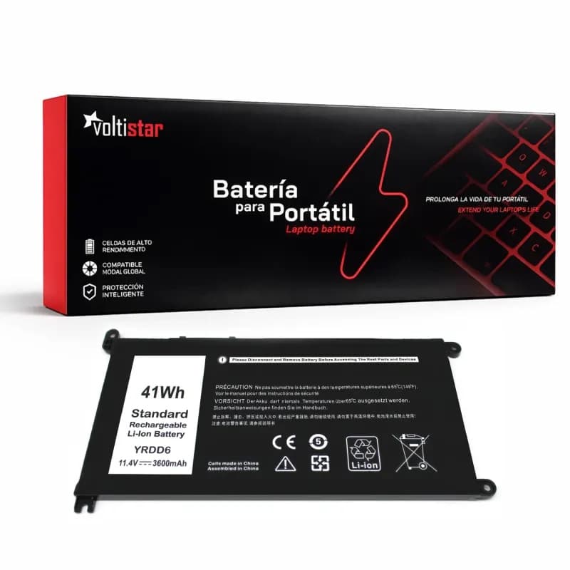 Bateria Voltistar para Dell Inspiron 14 5490 5491 5493 5498 YRDD6 41Wh — image 1