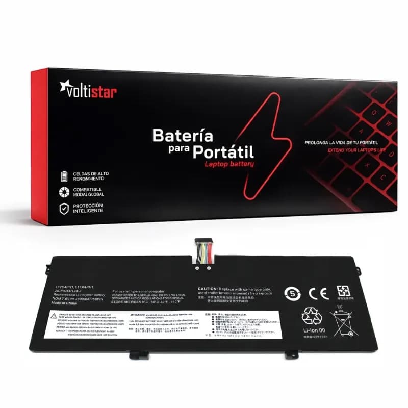 Bateria Voltistar para Lenovo Yoga 7 Pro C930-13IKB L17C4PH1 L17M4PH1 — image 1