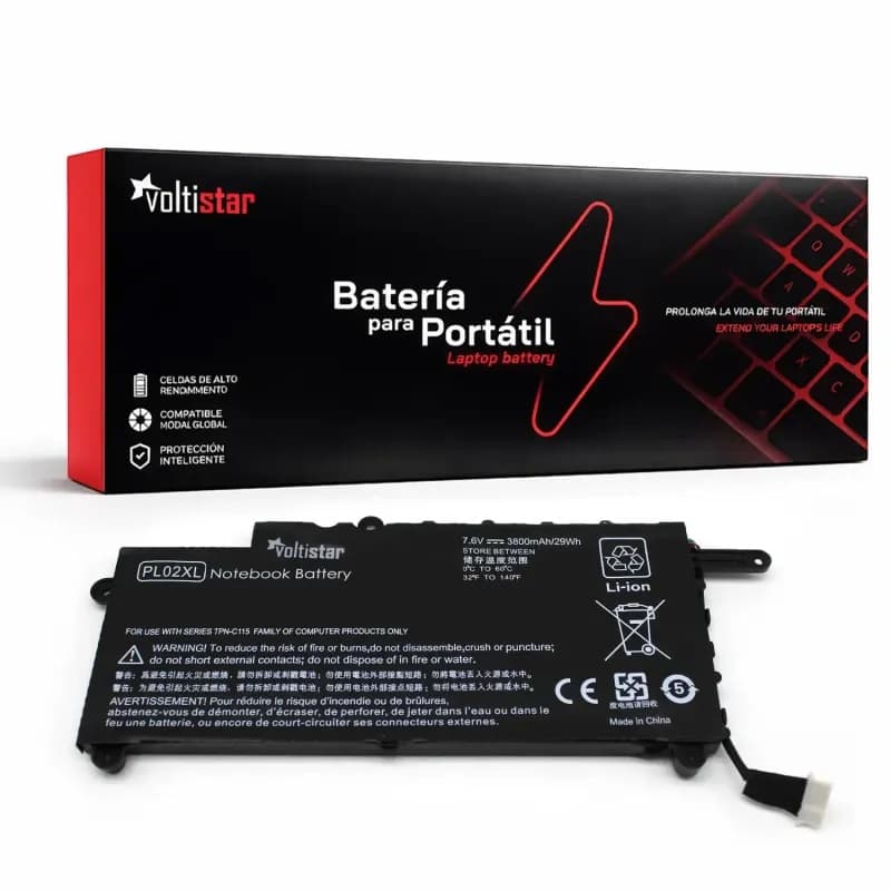 Bateria Voltistar HP Pavilion 11-N000SNX 11-N010DX HSTNN-LB6B 29Wh — image 1