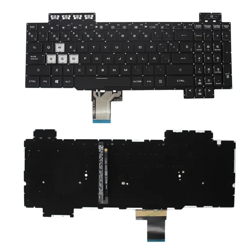 Teclado Retroiluminado ASUS ROG Strix FZ80G ZX80 - Layout Espanhol — image 1
