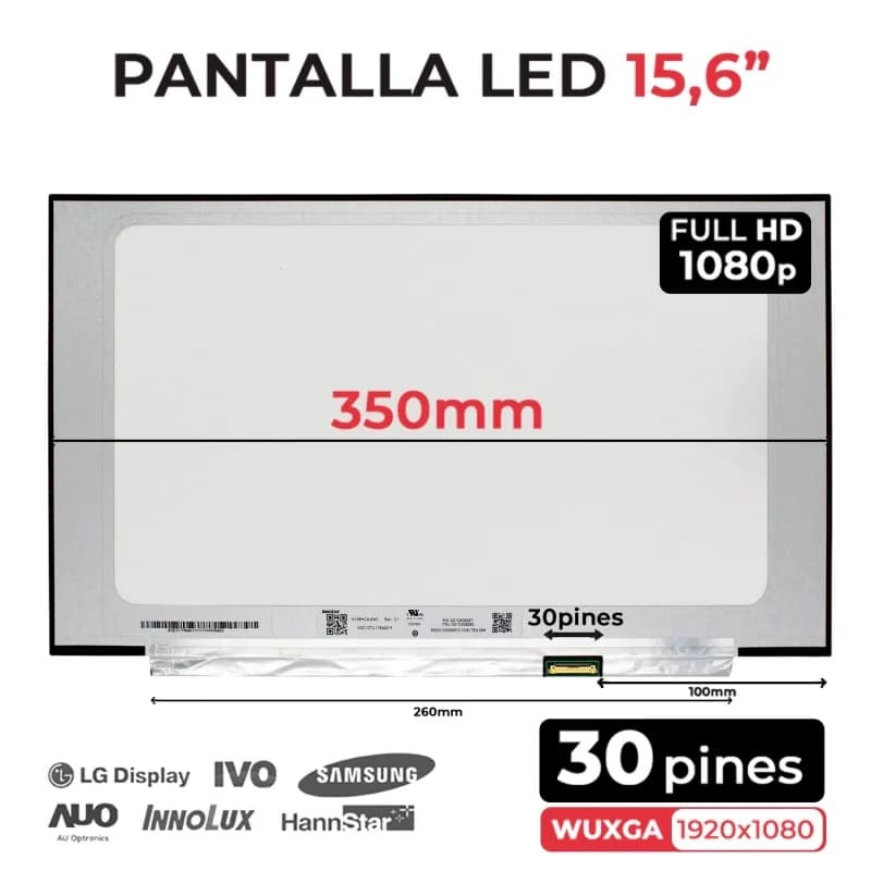 Ecrã para Portátil Lenovo 15.6" FHD LED IPS SD10X08069 - Novo — image 1