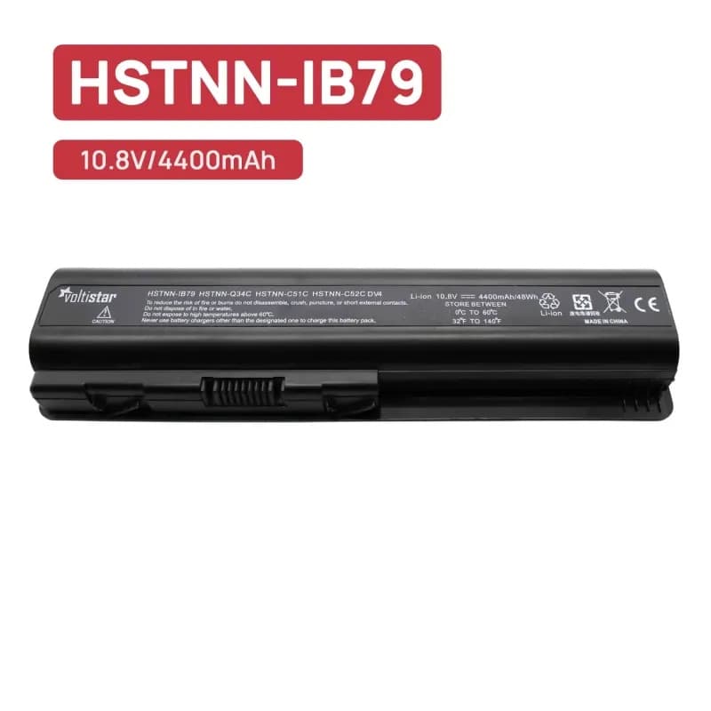 Bateria Voltistar HP Pavilion DV5-1119ES HSTNN-UB73 484171-001 (10.8V, 4400mAh) thumbnail 2