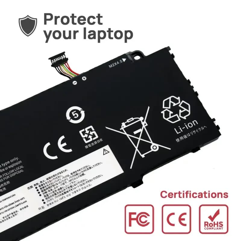 Bateria para Lenovo ThinkPad X13 Yoga G4 L22B4P70 15.2V 2800mAh thumbnail 5