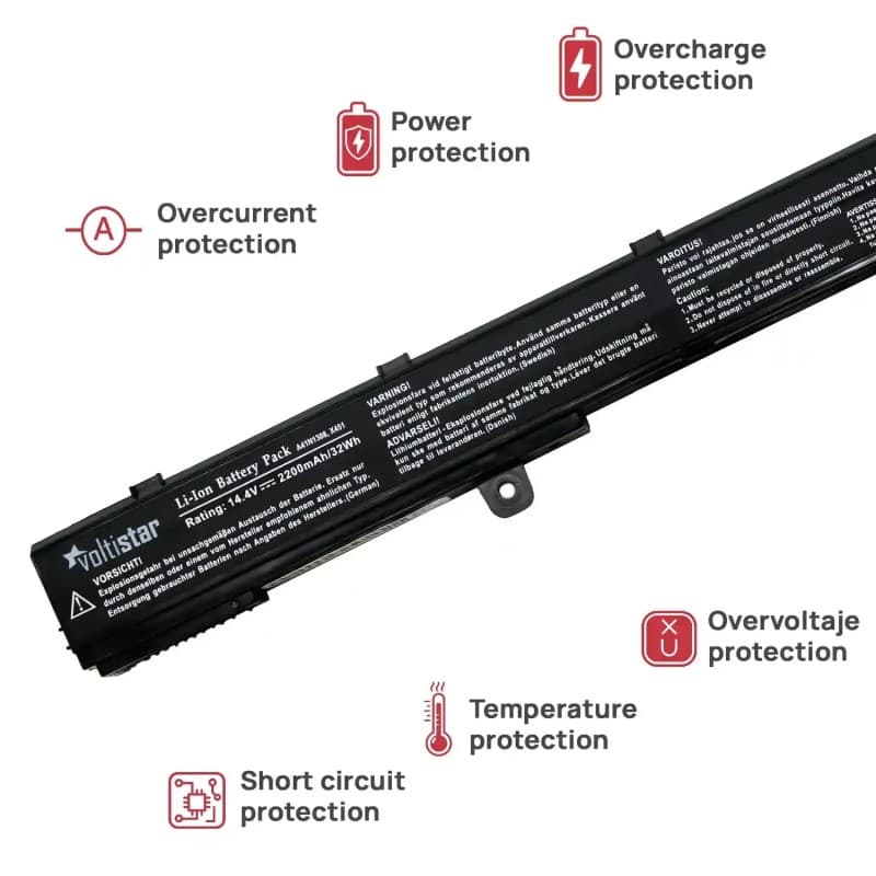Bateria para Portátil Asus X551CA-SX024H X551CA-SX029H Voltistar 14.4V 2200mAh thumbnail 4