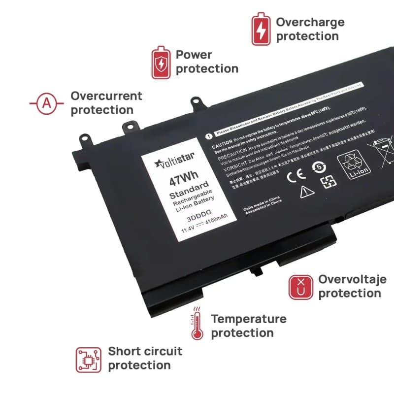 Bateria Voltistar para Portátil Dell 03VC9Y - Nova e Selada thumbnail 4