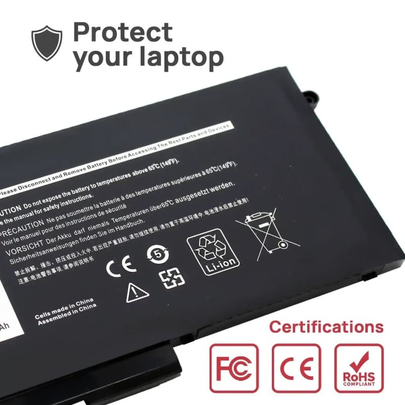 Bateria Voltistar para Dell Latitude 5290 - Nova e Selada thumbnail 5
