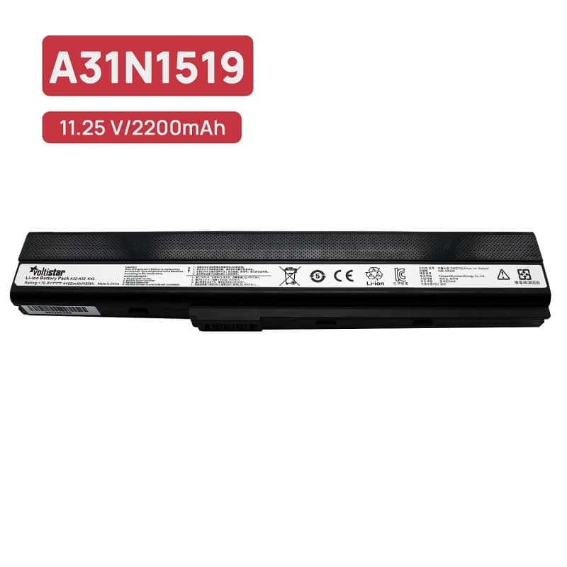 Bateria para Portátil Asus K52J 4400mAh 10.8V Voltistar thumbnail 2