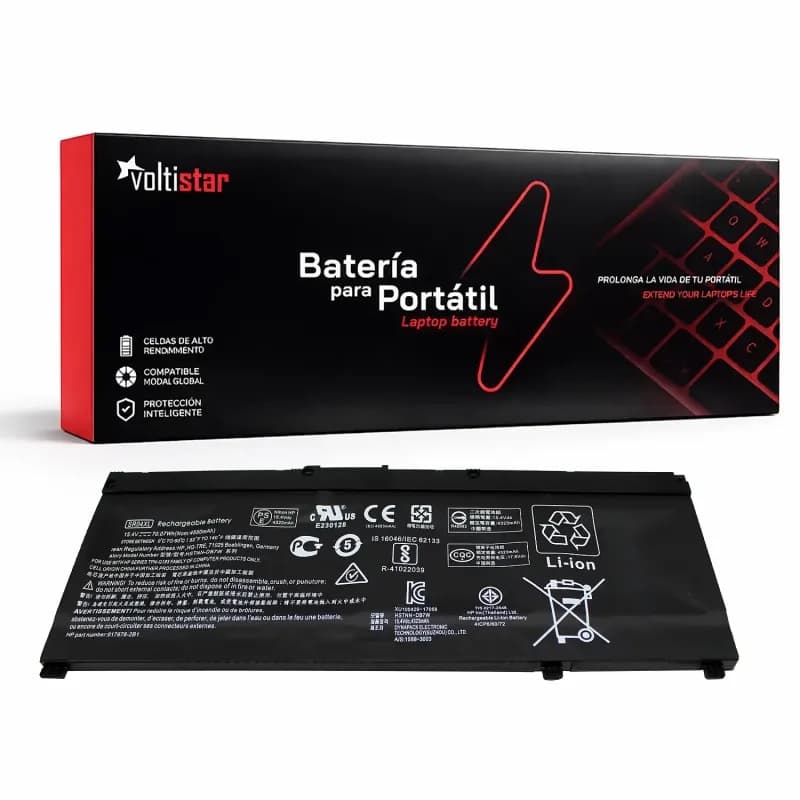 Bateria para Portátil HP 917948-171 Voltistar - Nova e Selada — image 1