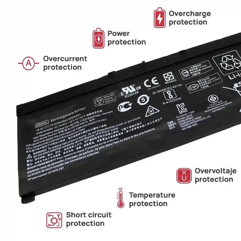 Bateria para Portátil HP TPN-C133 Voltistar - Nova e Selada thumbnail 4