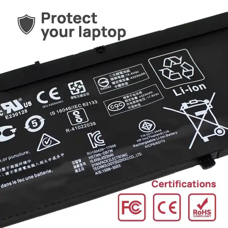 Bateria para Portátil HP TPN-C134 Voltistar - Nova e Selada thumbnail 5