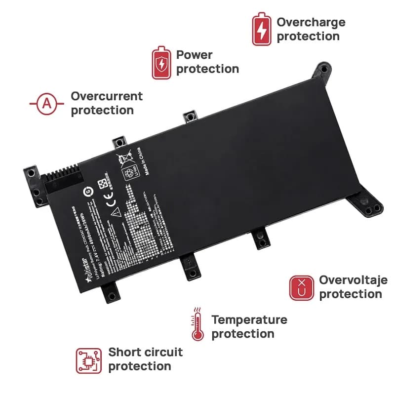 Bateria Voltistar para Asus X554 X555 R557 - C21N1347 Nova Selada thumbnail 4