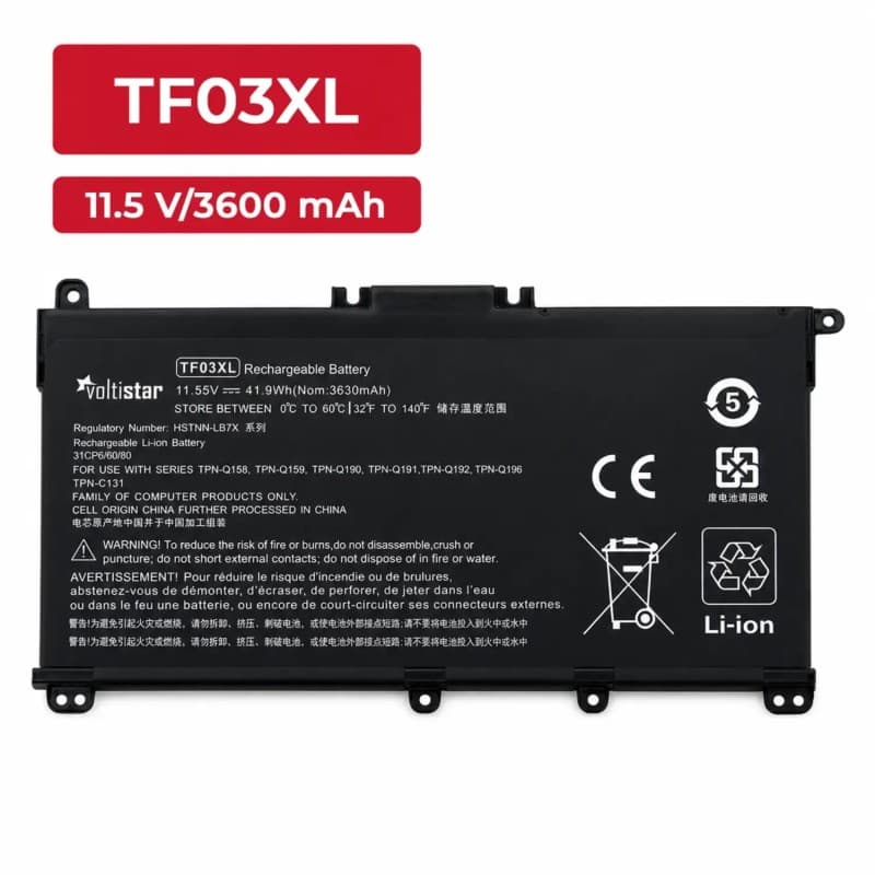 Bateria Voltistar para HP Pavilion 14-CE/14-CF/15-CS/15-DA/17-BY - Nova thumbnail 2