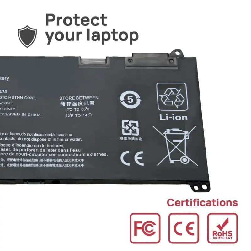 Bateria Voltistar RR03XL para HP ProBook 430/440/450/470 - 3500mAh thumbnail 5