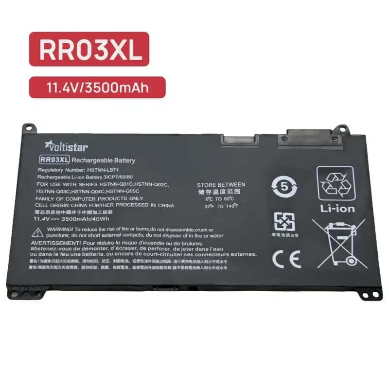 Bateria Voltistar RR03XL para HP ProBook 430/440/450/470 - 3500mAh thumbnail 2