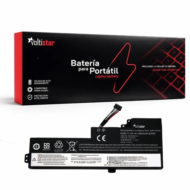 Bateria para Lenovo ThinkPad T470 T480 01AV421 01AV420 01AV419 - Voltistar — image 1