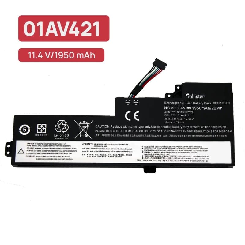 Bateria para Lenovo ThinkPad T470 T480 01AV421 01AV420 01AV419 - Voltistar thumbnail 2