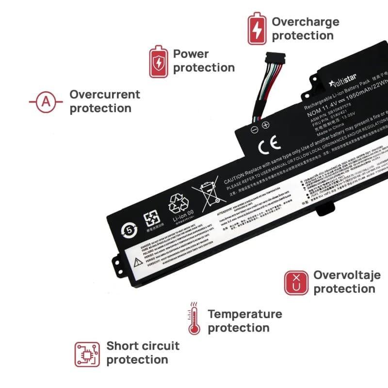 Bateria para Lenovo ThinkPad T470 T480 01AV421 01AV420 01AV419 - Voltistar thumbnail 4