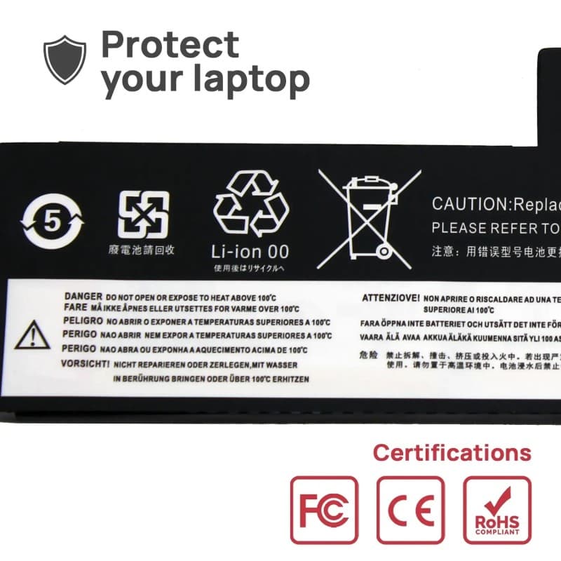 Bateria para Lenovo ThinkPad T470 T480 01AV421 01AV420 01AV419 - Voltistar thumbnail 5
