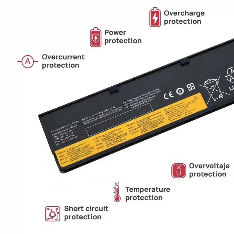 Bateria Voltistar para Lenovo ThinkPad T450 X250 - Nova e Selada thumbnail 4