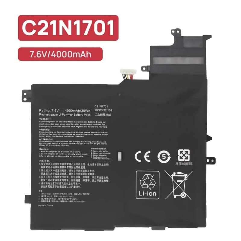 Bateria Voltistar C21N1701 para Asus VivoBook S14 X406UA 7.6V 4000mAh thumbnail 2