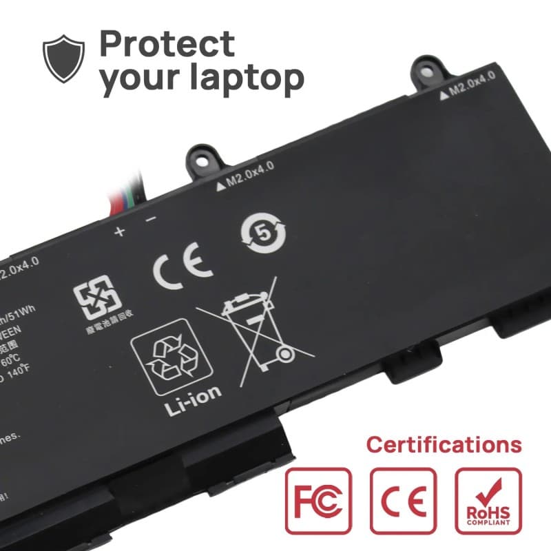 Bateria Voltistar CX03XL para HP EliteBook X360 830 G7 G8 thumbnail 4