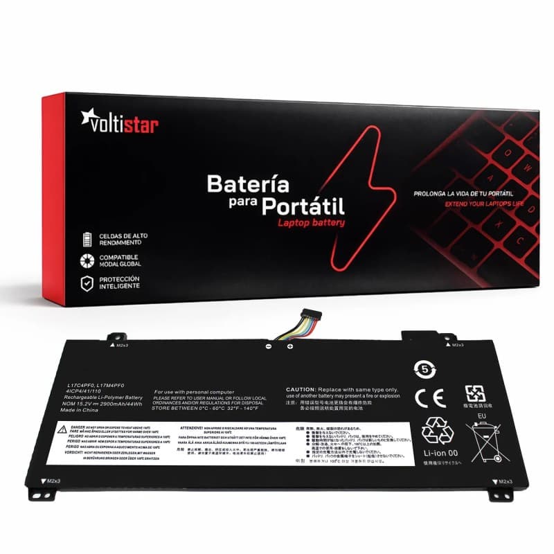 Bateria Voltistar para Lenovo IdeaPad S530 L17C4PF0 L17M4PF0 - 2900mAh 15.2V — image 1