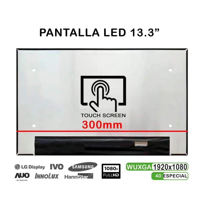 Ecrã LED 13.3" para Dell Latitude 5300, 7300 e P97G | B133HAK02.1 — image 1