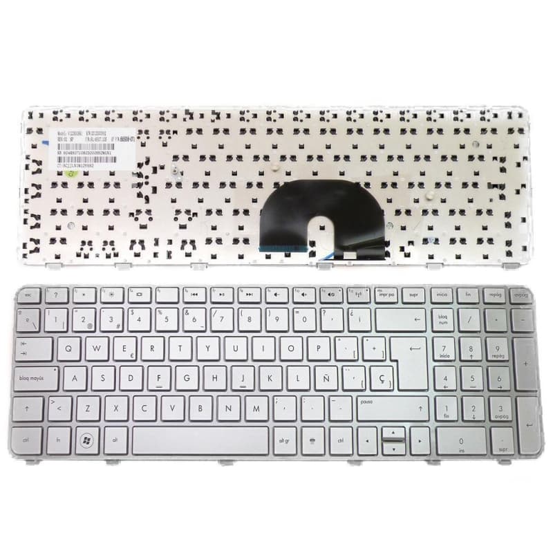 Teclado para HP Pavilion DV6-6000 Prateado - Original e Novo — image 1